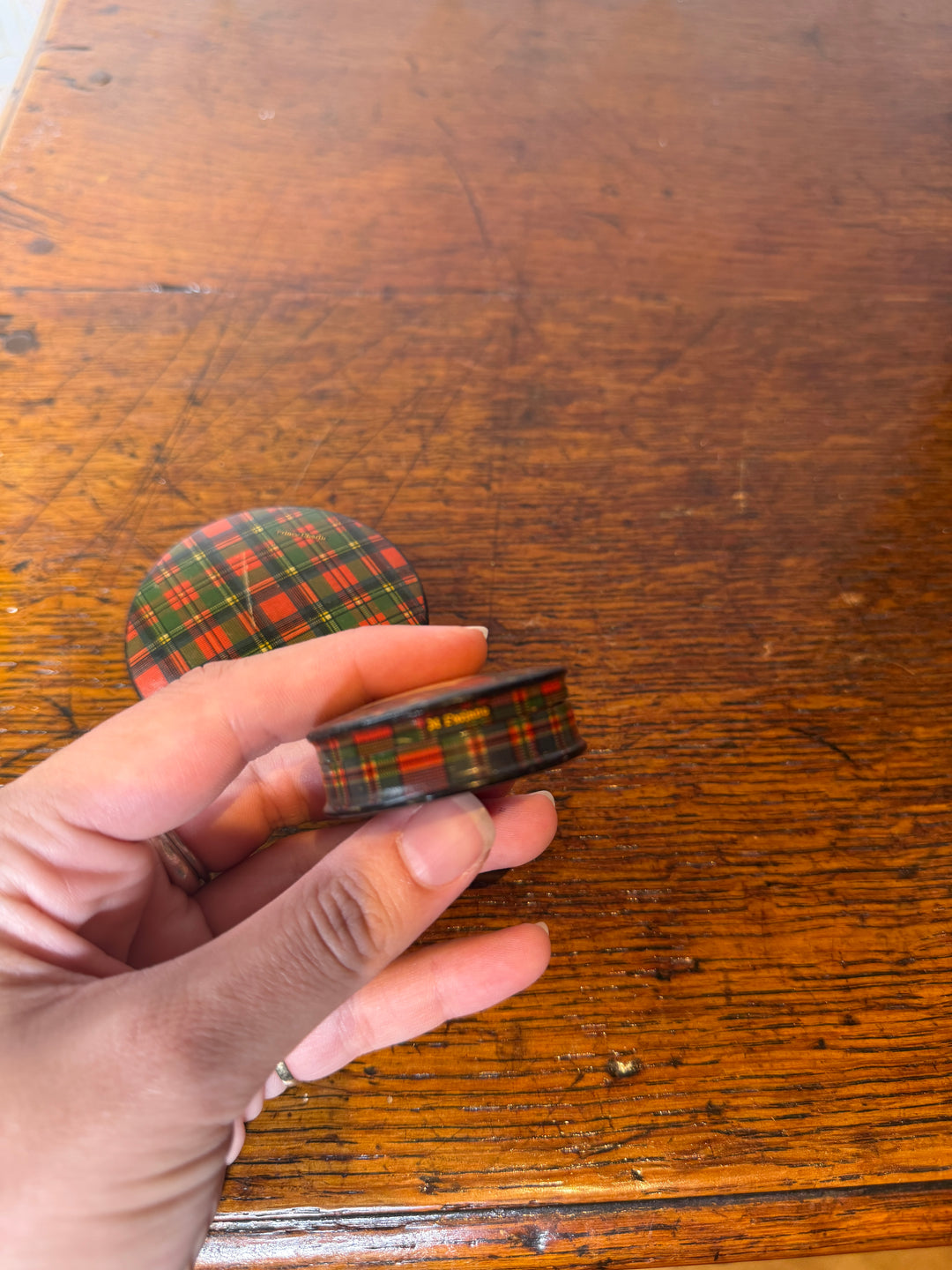 Set of 2 Tartan Boxes