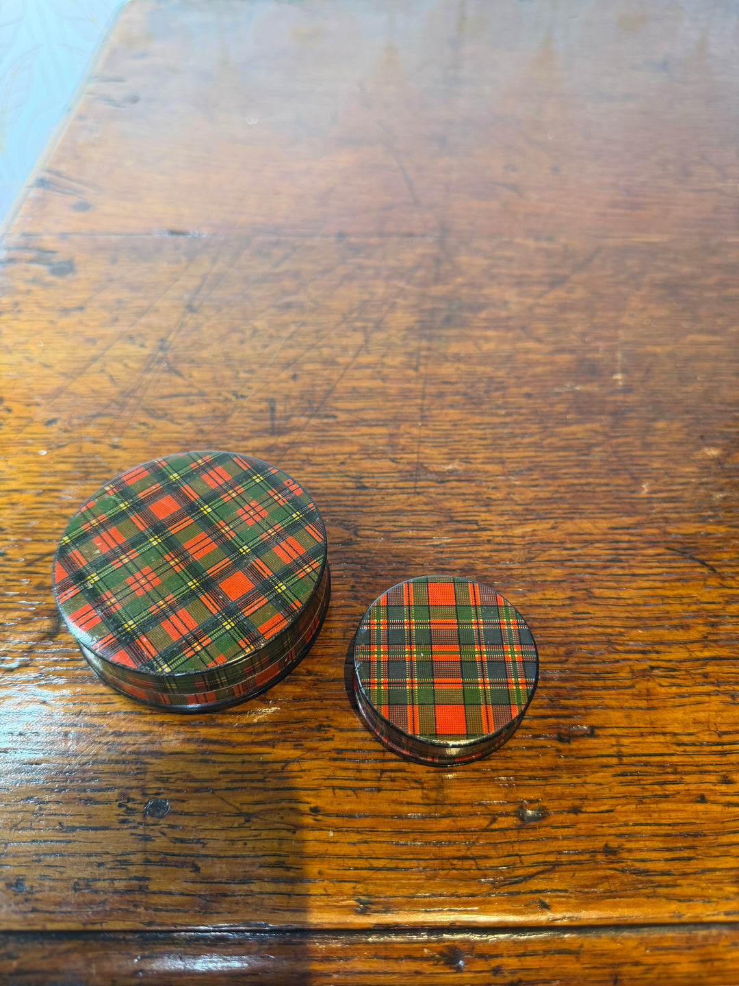 Set of 2 Tartan Boxes