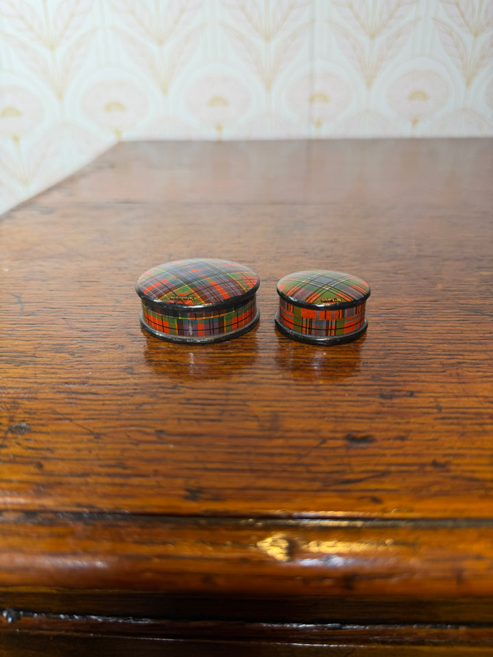 Set of 2 Tartan Boxes