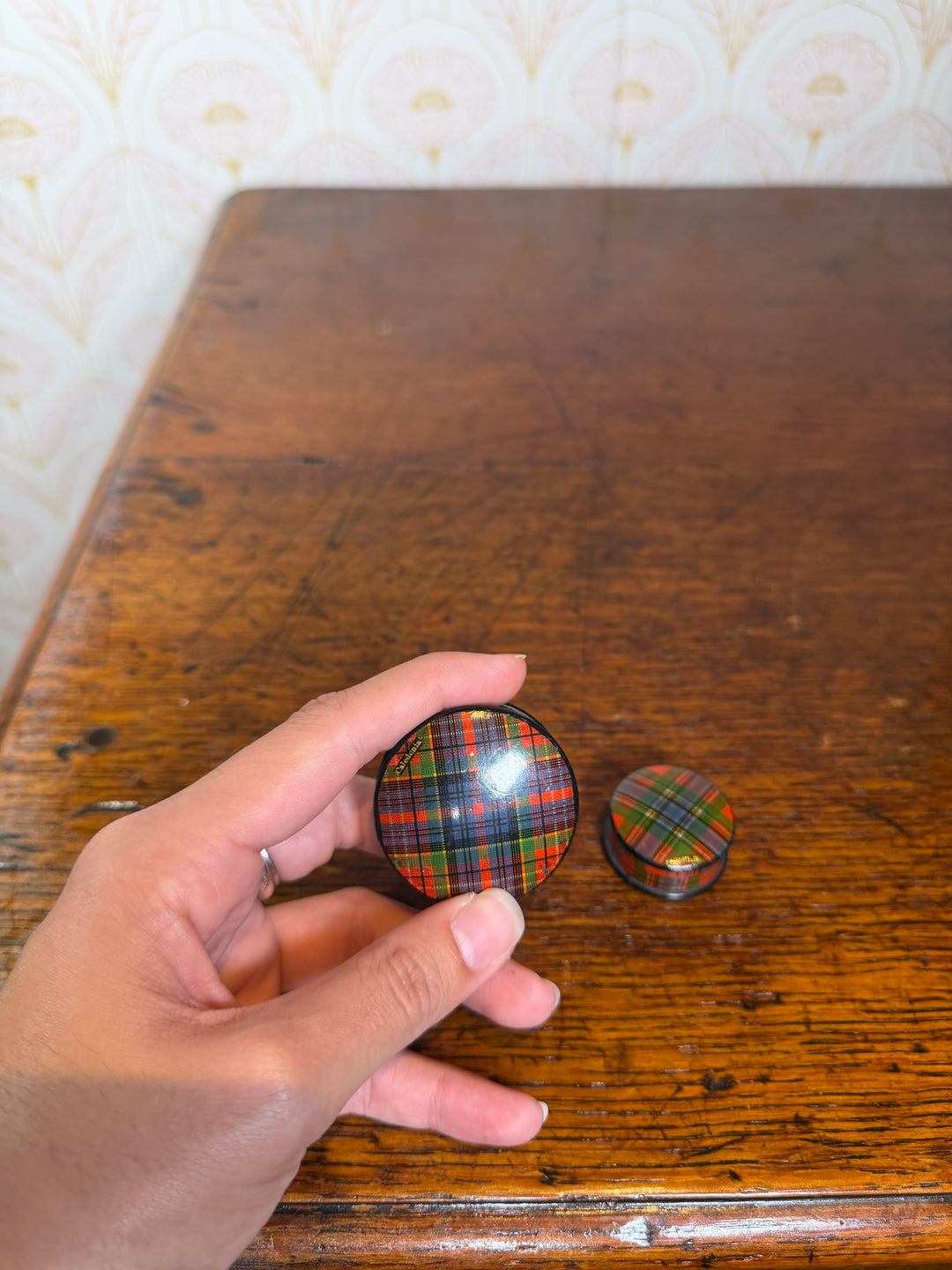 Set of 2 Tartan Boxes