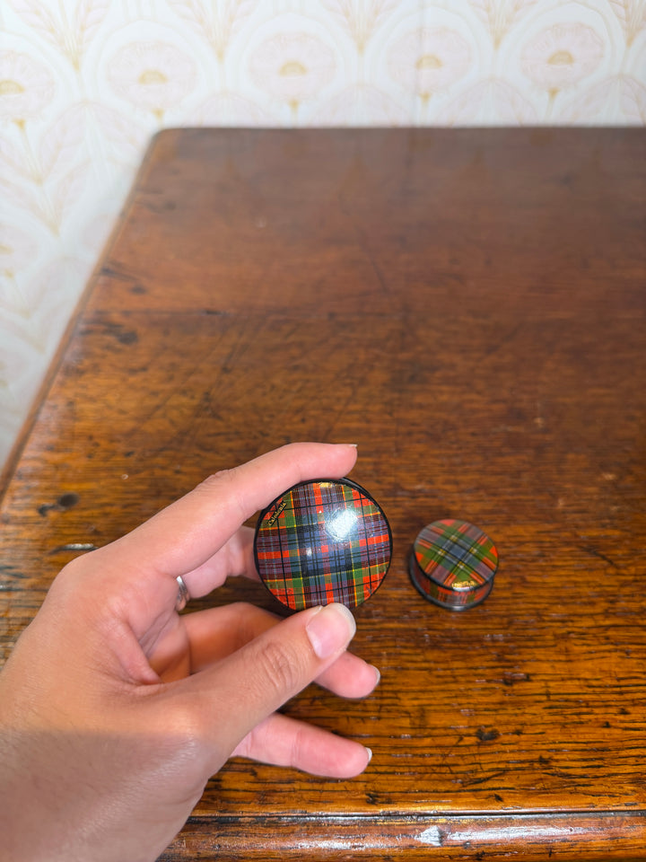 Set of 2 Tartan Boxes