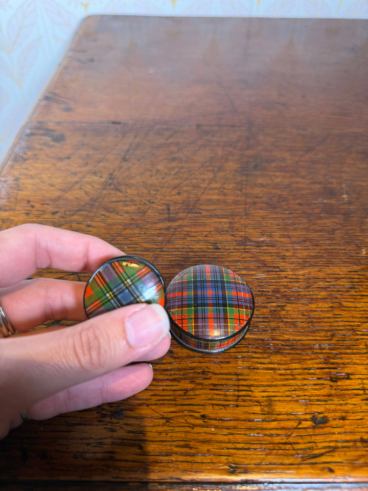 Set of 2 Tartan Boxes