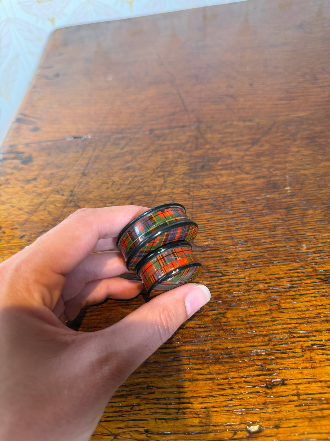 Set of 2 Tartan Boxes