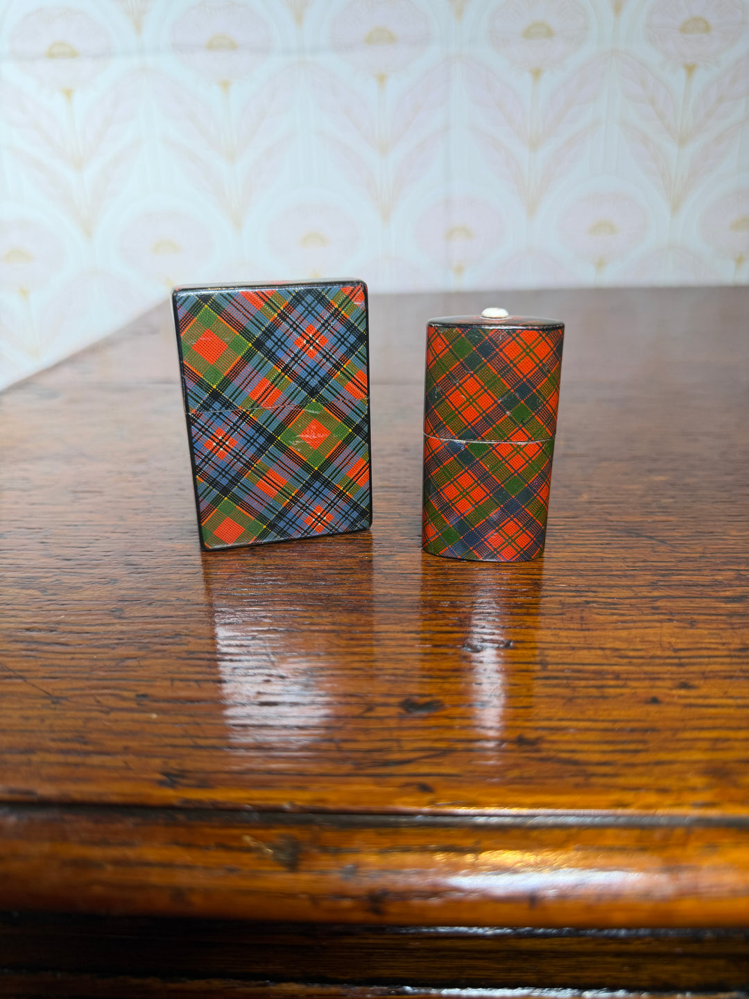 Set of 2 Tartan Boxes