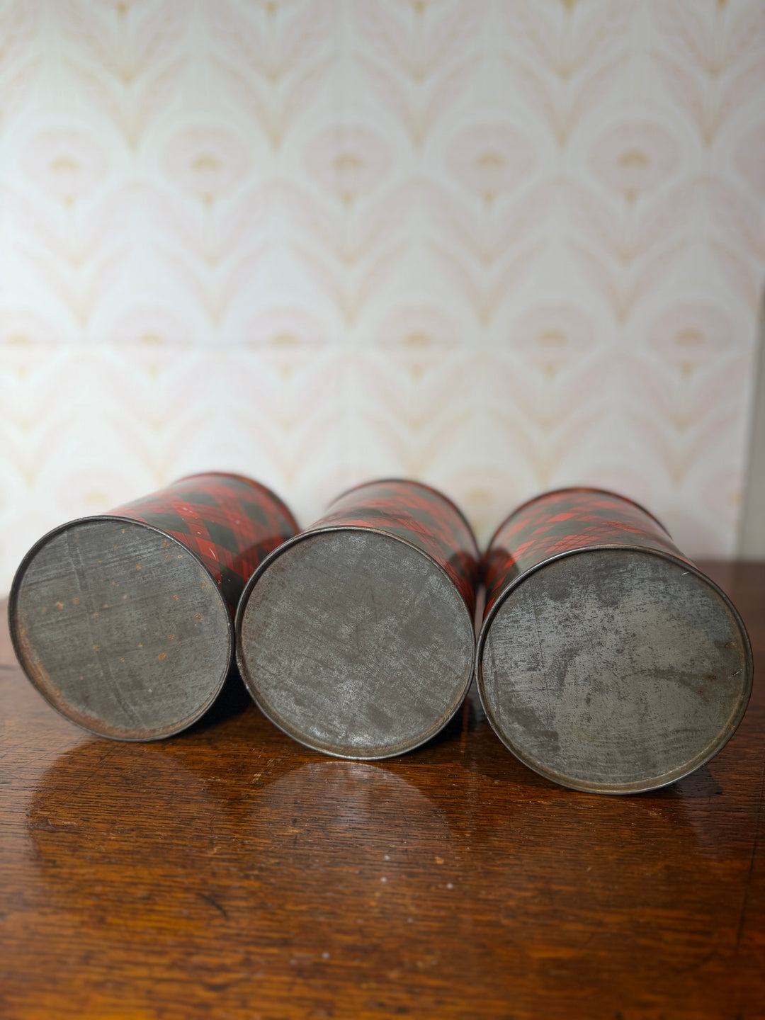 Set of 3 Tartan Jars