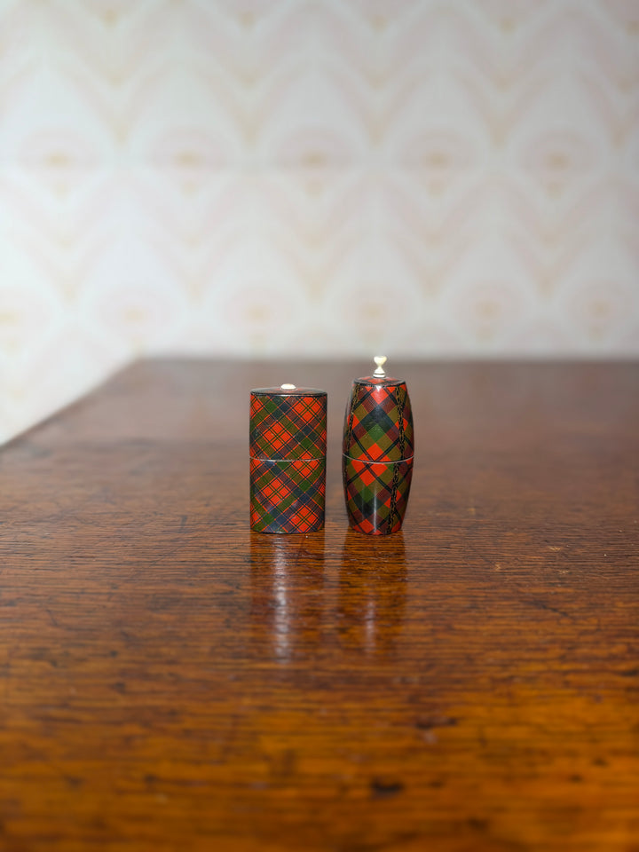 Set of 2 Tartan Boxes