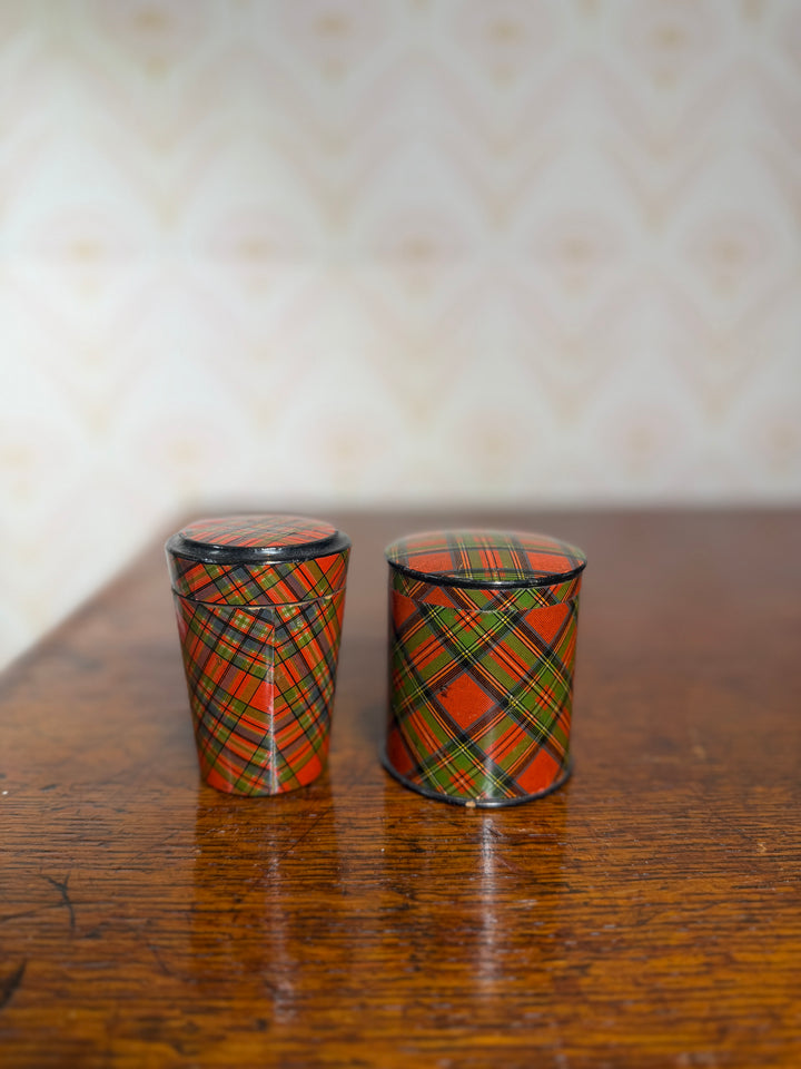 2 Tartan Boxes