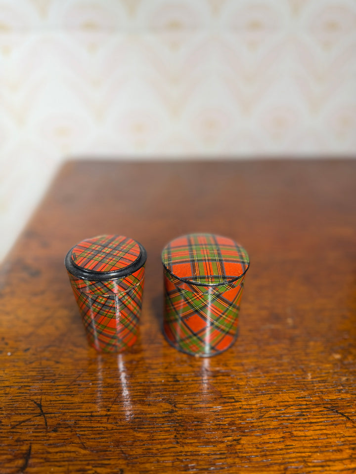 2 Tartan Boxes