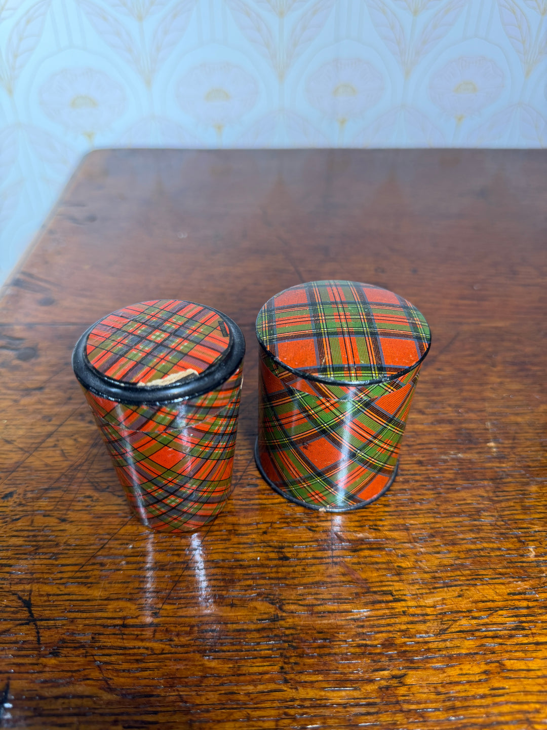 2 Tartan Boxes