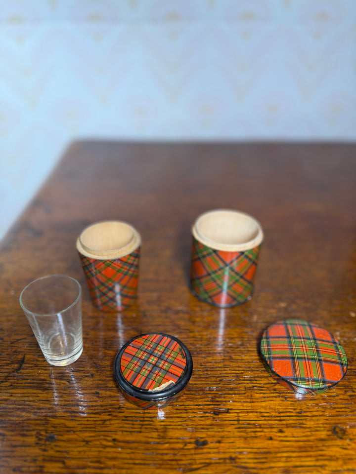 2 Tartan Boxes