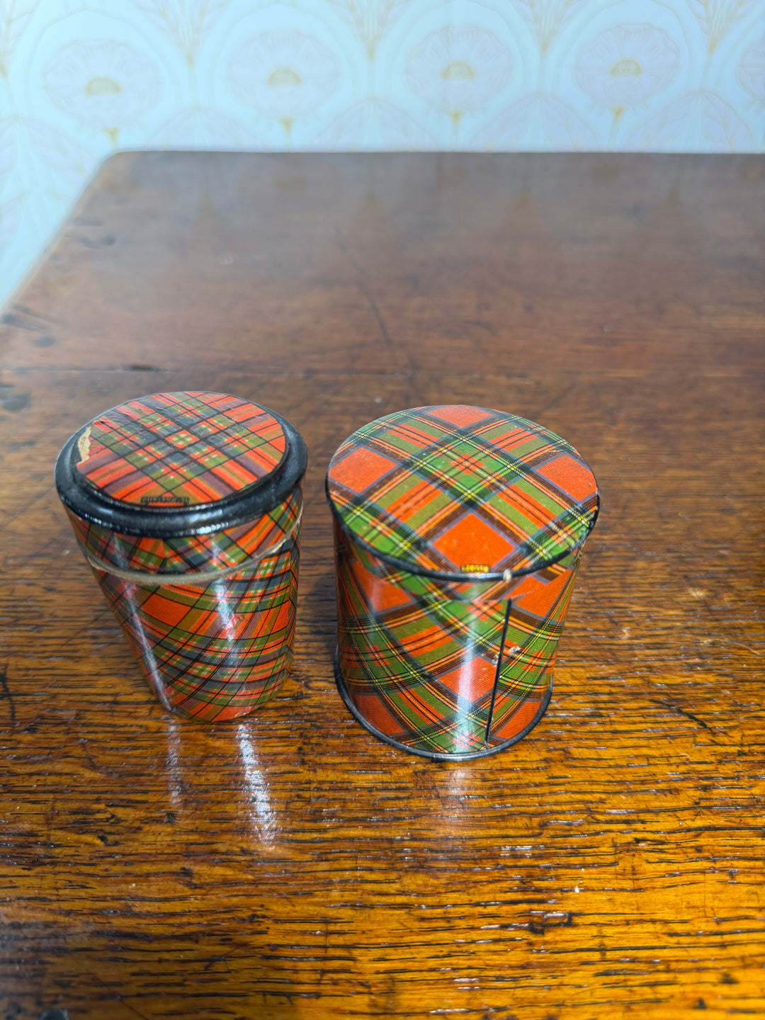 2 Tartan Boxes