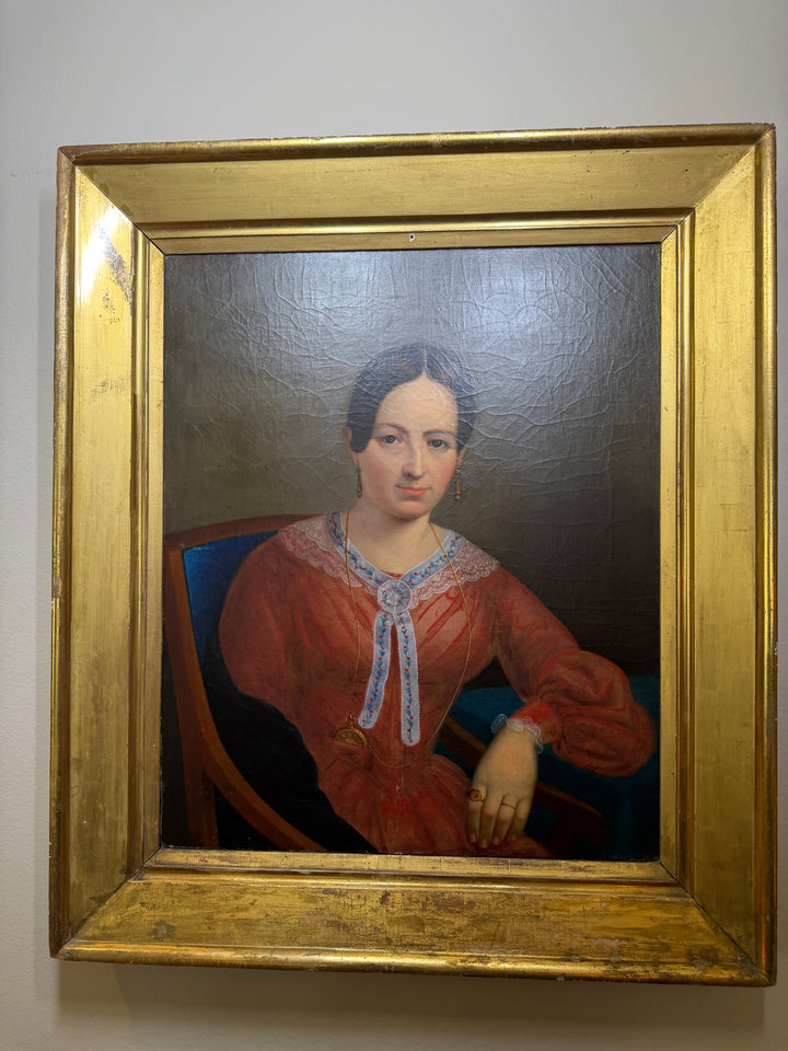 Oil on Canvas Portrait of Lady