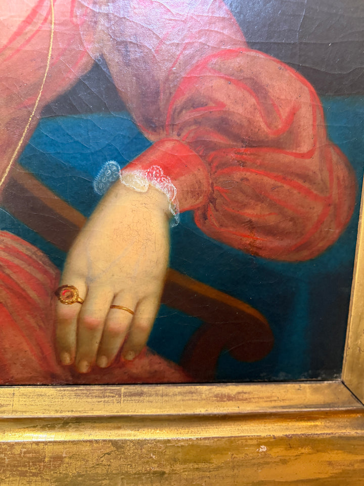 Oil on Canvas Portrait of Lady