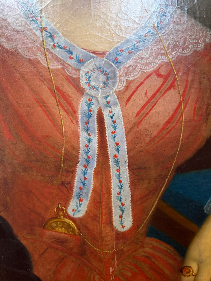 Oil on Canvas Portrait of Lady