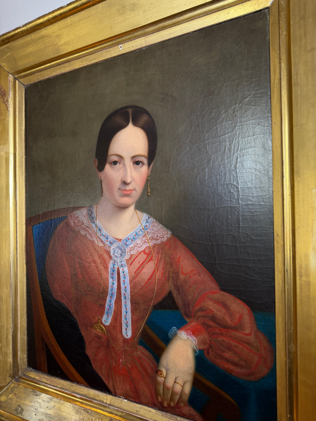Oil on Canvas Portrait of Lady