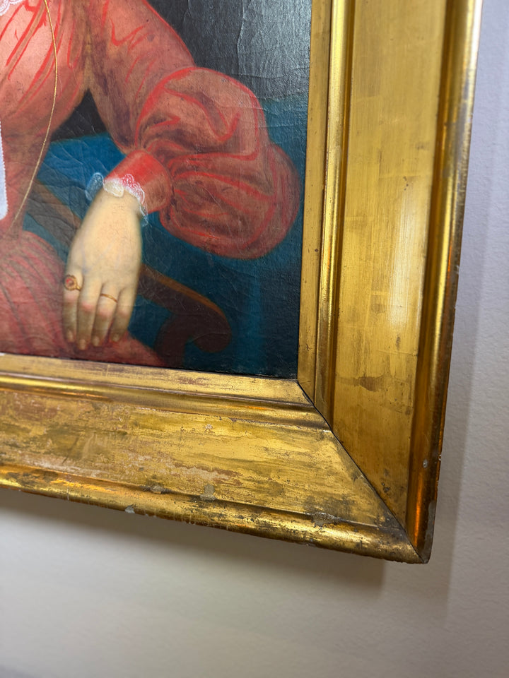 Oil on Canvas Portrait of Lady