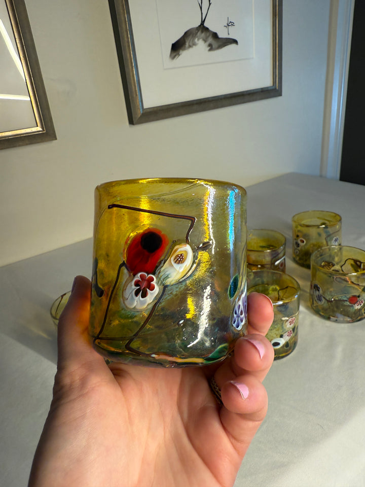 Hand Blown Glasses by Artist Paul Counts