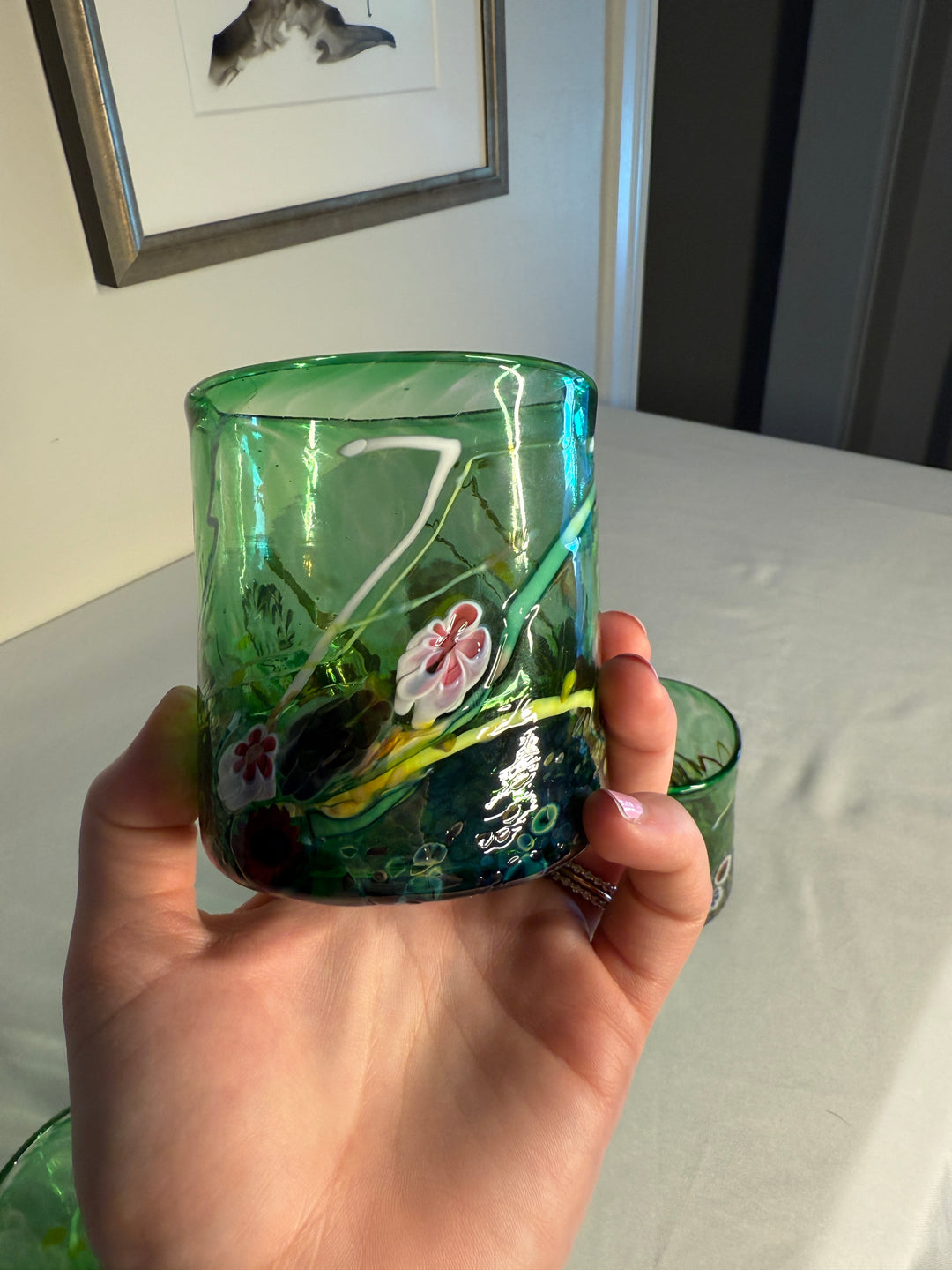 Hand Blown Glasses by Artist Paul Counts