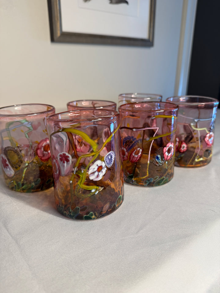 Hand Blown Glasses by Artist Paul Counts