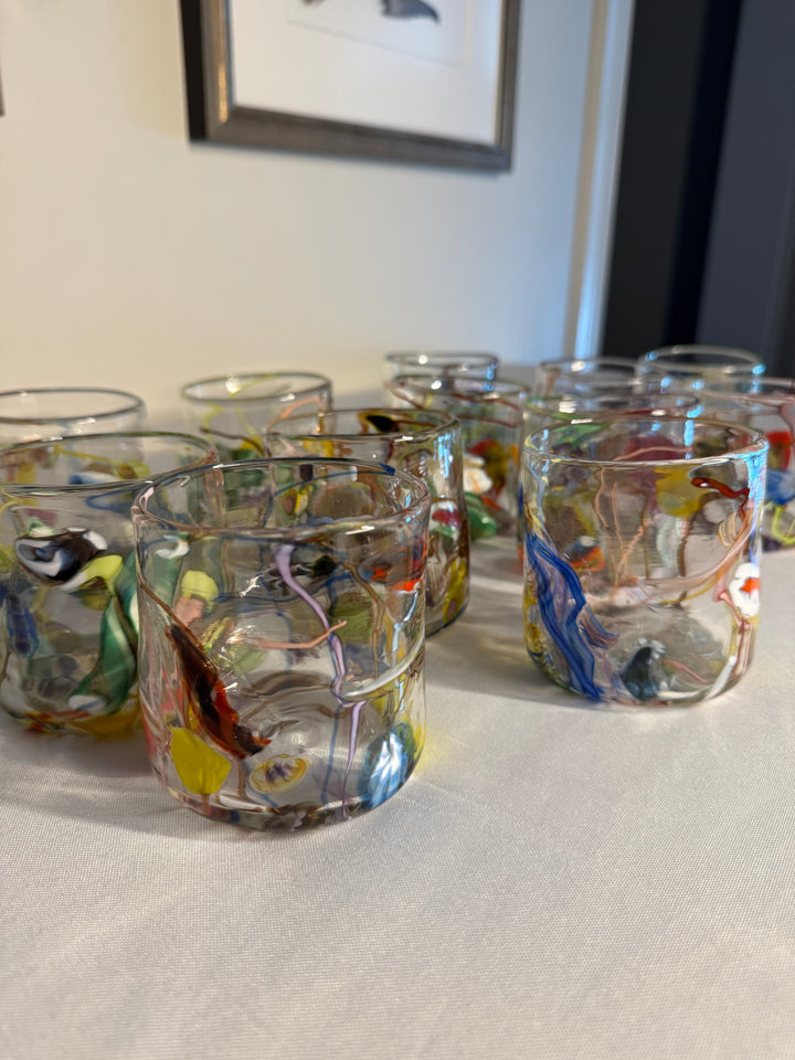 Hand Blown Glasses by Artist Paul Counts