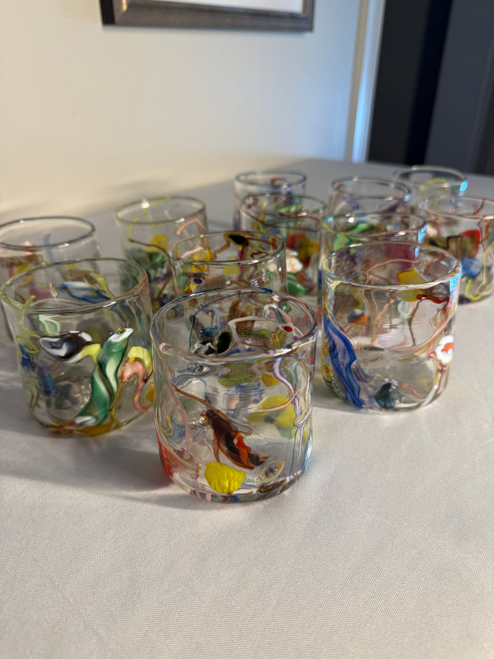 Hand Blown Glasses by Artist Paul Counts