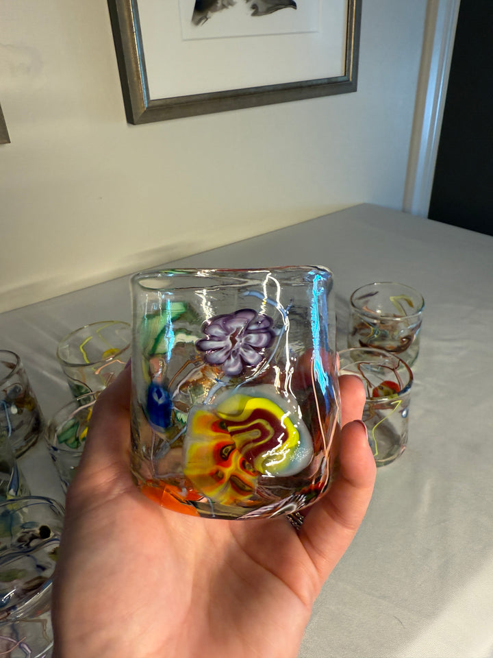 Hand Blown Glasses by Artist Paul Counts