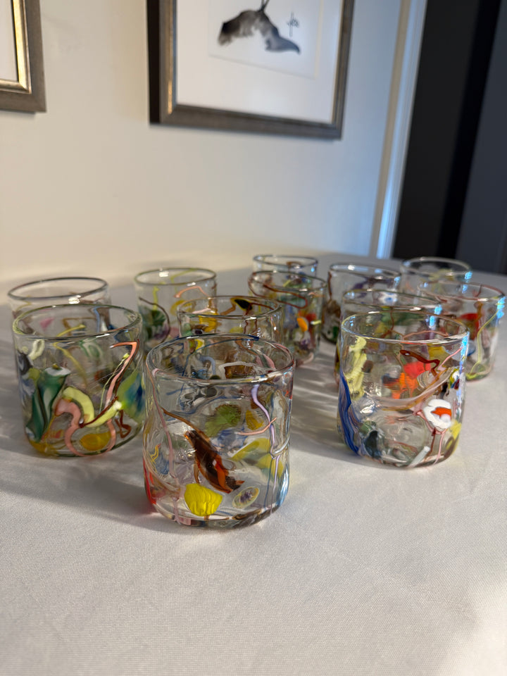 Hand Blown Glasses by Artist Paul Counts
