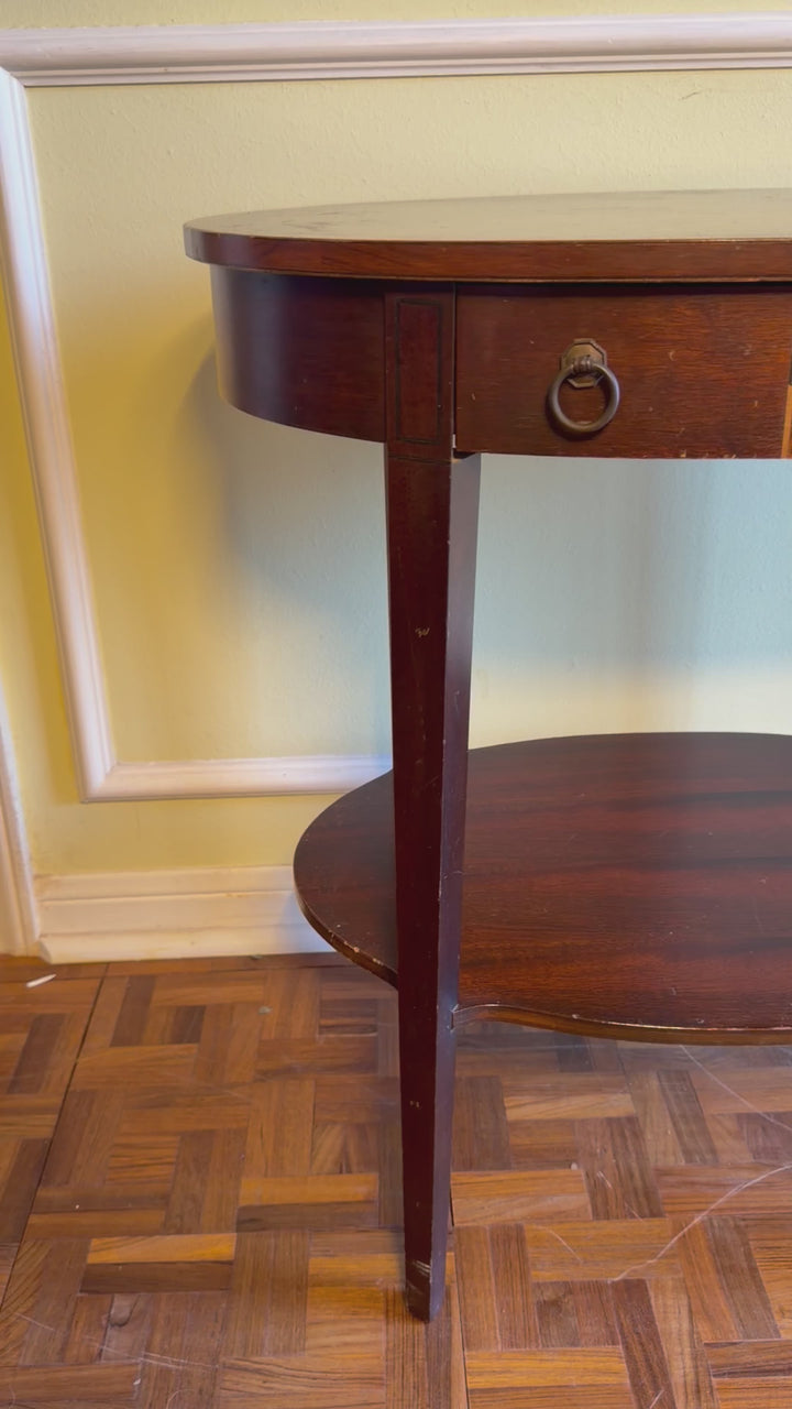 Oval Side Table