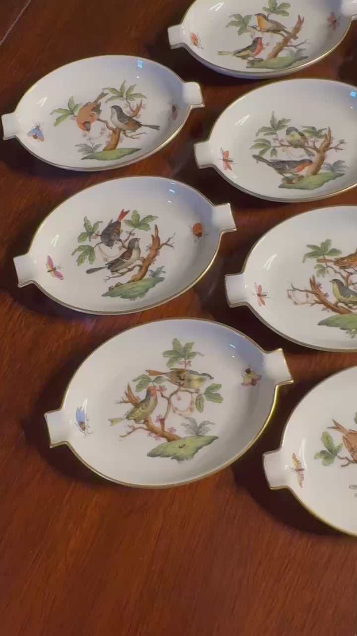 Herend Rothschild Ash Trays (#7784)