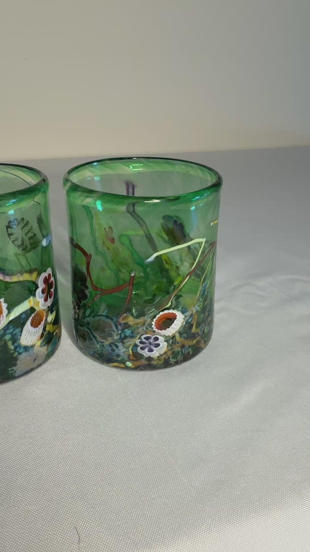 Hand Blown Glasses by Artist Paul Counts