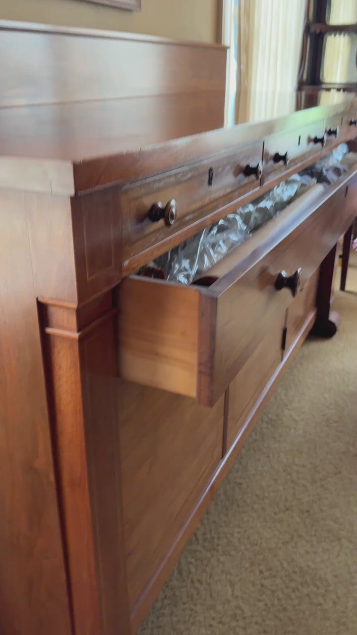 Stickley Style Antique Solid Wood Sideboard Buffet *Local Pickup Available in Honey Grove, TX*