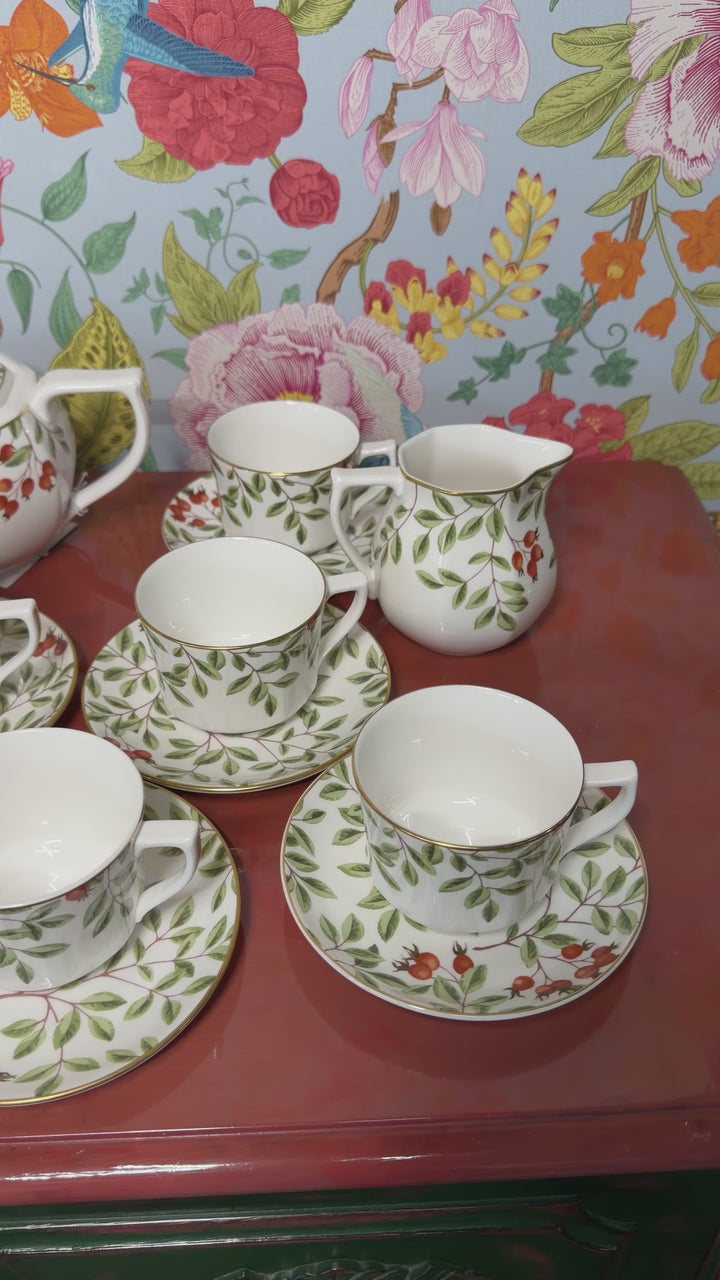 Vintage Tiffany & Co Arbor Tea Set (2000)