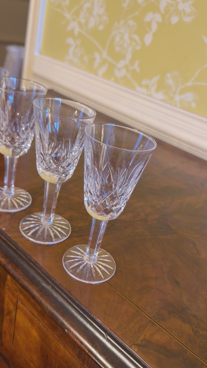 Waterford Lismore Sherry Glasses - Set of 4